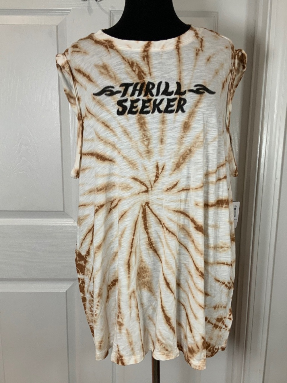 Torrid Thrill Seeker Tie Dye Graphic Tee Super Soft Tank Top Plus Size 2X New